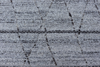 All - Neutral Modern Rug in Off White, Gray and Black Diamond Minimalist Design. Country of Origin: India; Type: Modern; Design: Diamond, Minimal; Keivan Woven Arts: rug IN - ILM - 171 - MFL - 0007; Indian All - Neutral Modern Large Area Rug Measures 8'1 x ... - Keivan Woven ArtsIN - ILM - 171 - MFL - 0007 - 21000Rug
