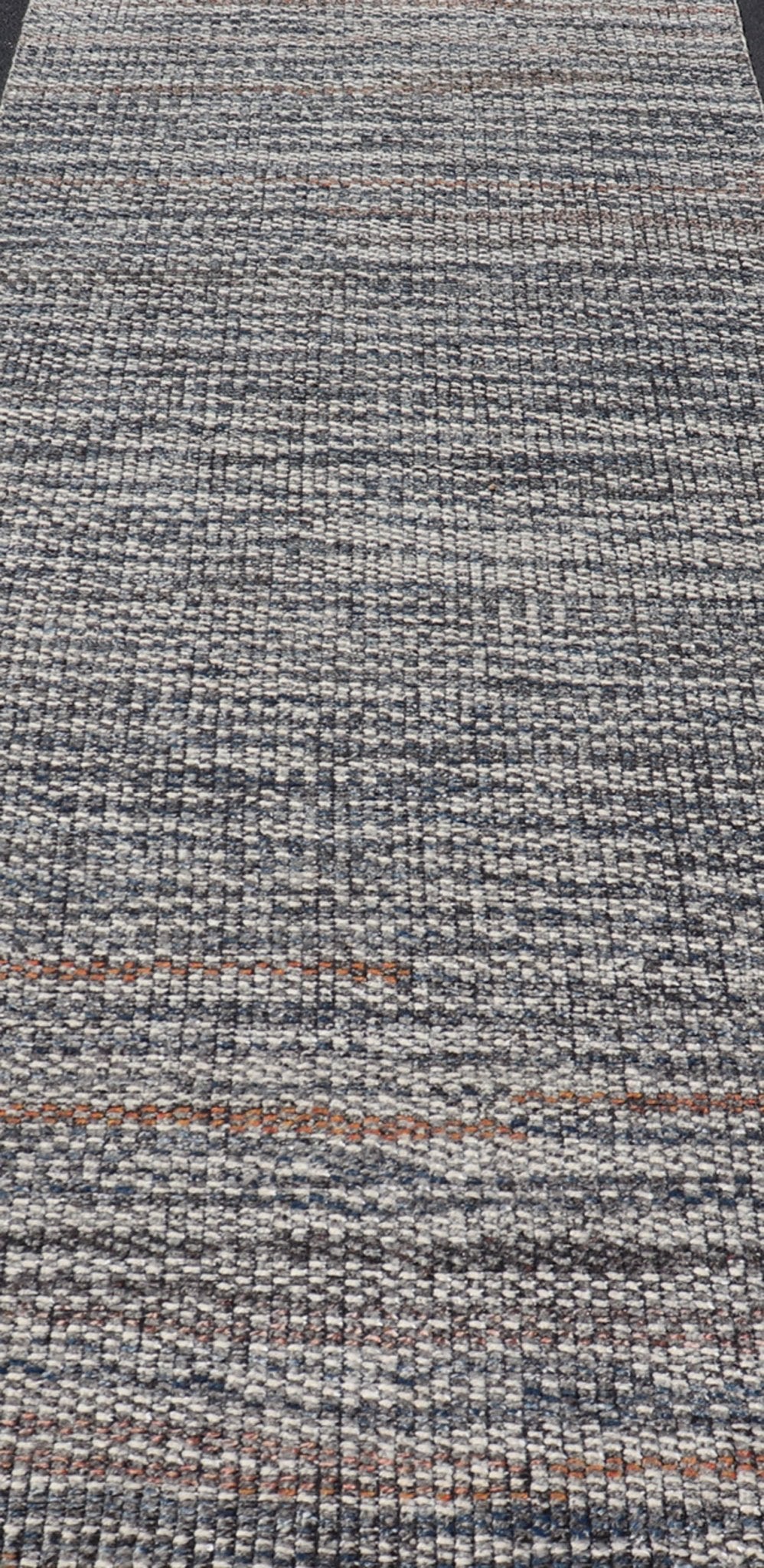 Abstract Hand Knotted Modern Indian Runner in Multi - Colored Wool Measures 4 x 9'11 This wonderful piece originated in India and does not feature a border. The tightly - knotted wool guarantees long lasting durability. The hand - knotted wool... - Keivan Woven ArtsIN - ILM - 174 - MN - 2600 - 20946