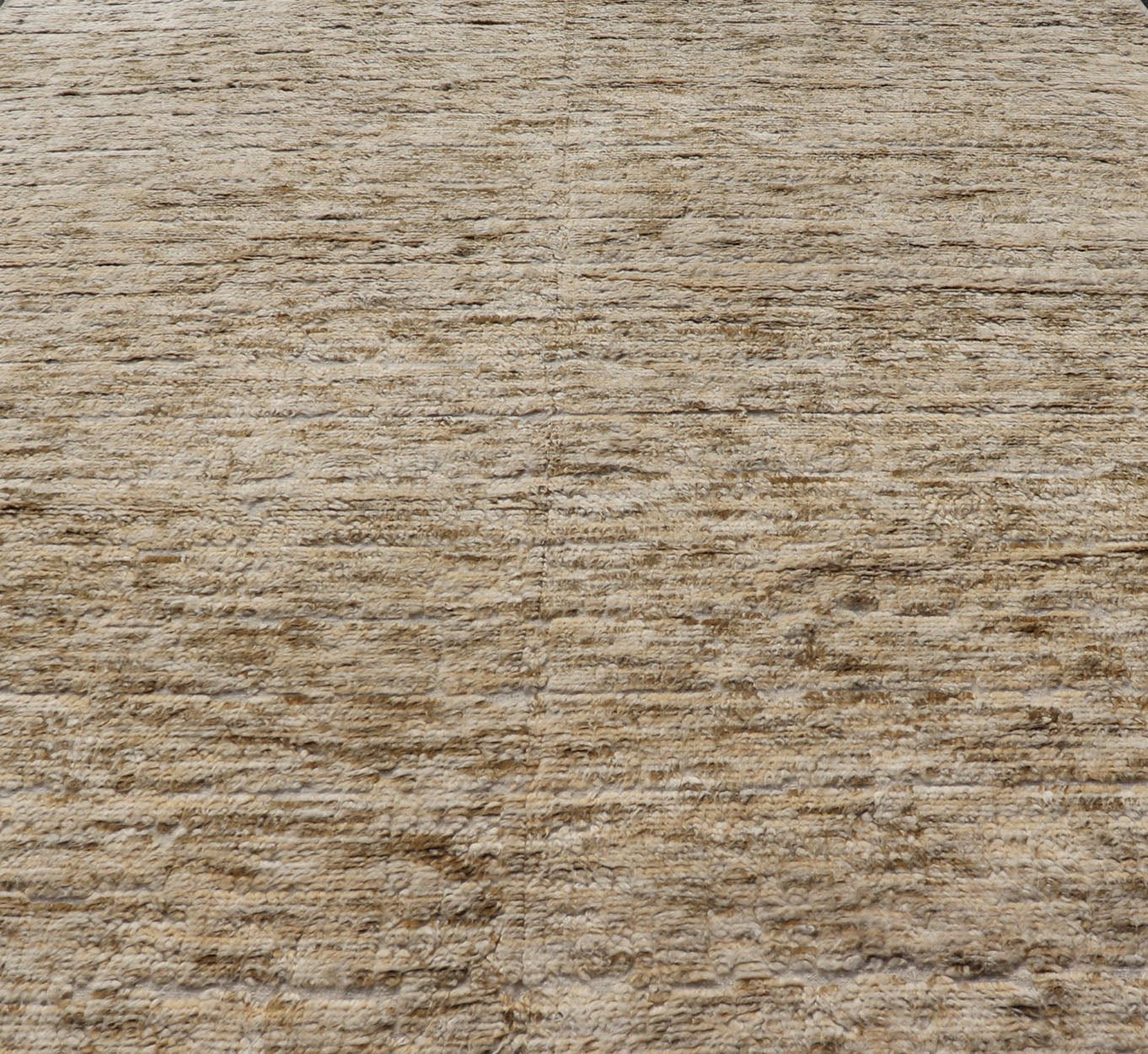 Large Modern Speckled Thick - Wool Indian Rug in Neutral Natural Tones Measures 10'3 x 13'10 Country of Origin: India; Type: Moroccan, Modern; Design: All - Over, Abstract, Modern, Animal; Large Modern Speckled Thick - Wool Indian Rug in Neutr... - Keivan Woven ArtsIN - ILM - 3394 - CB - 6203 - 18168