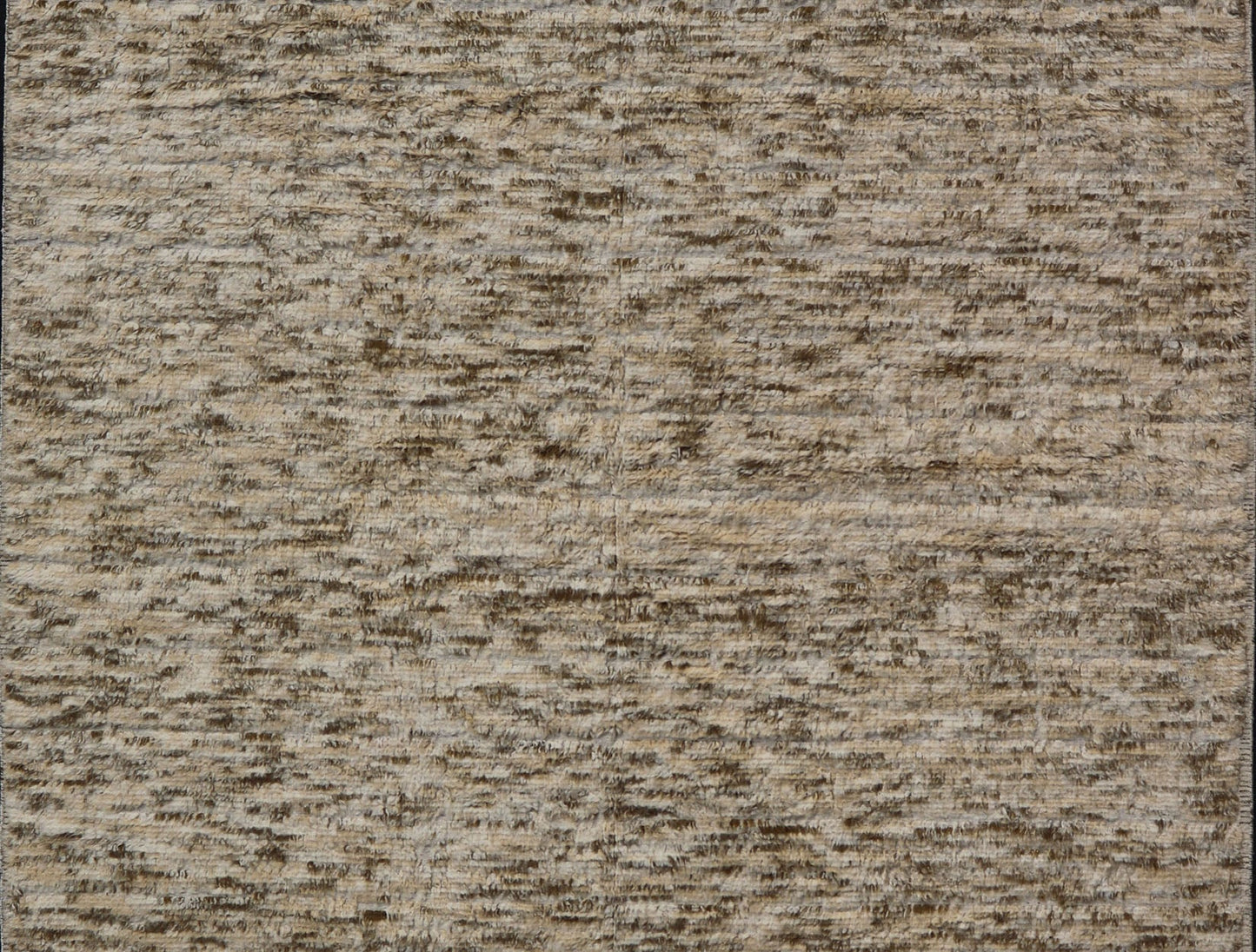 Large Modern Speckled Thick - Wool Indian Rug in Neutral Natural Tones Measures 10'3 x 13'10 Country of Origin: India; Type: Moroccan, Modern; Design: All - Over, Abstract, Modern, Animal; Large Modern Speckled Thick - Wool Indian Rug in Neutr... - Keivan Woven ArtsIN - ILM - 3394 - CB - 6203 - 18168Rug
