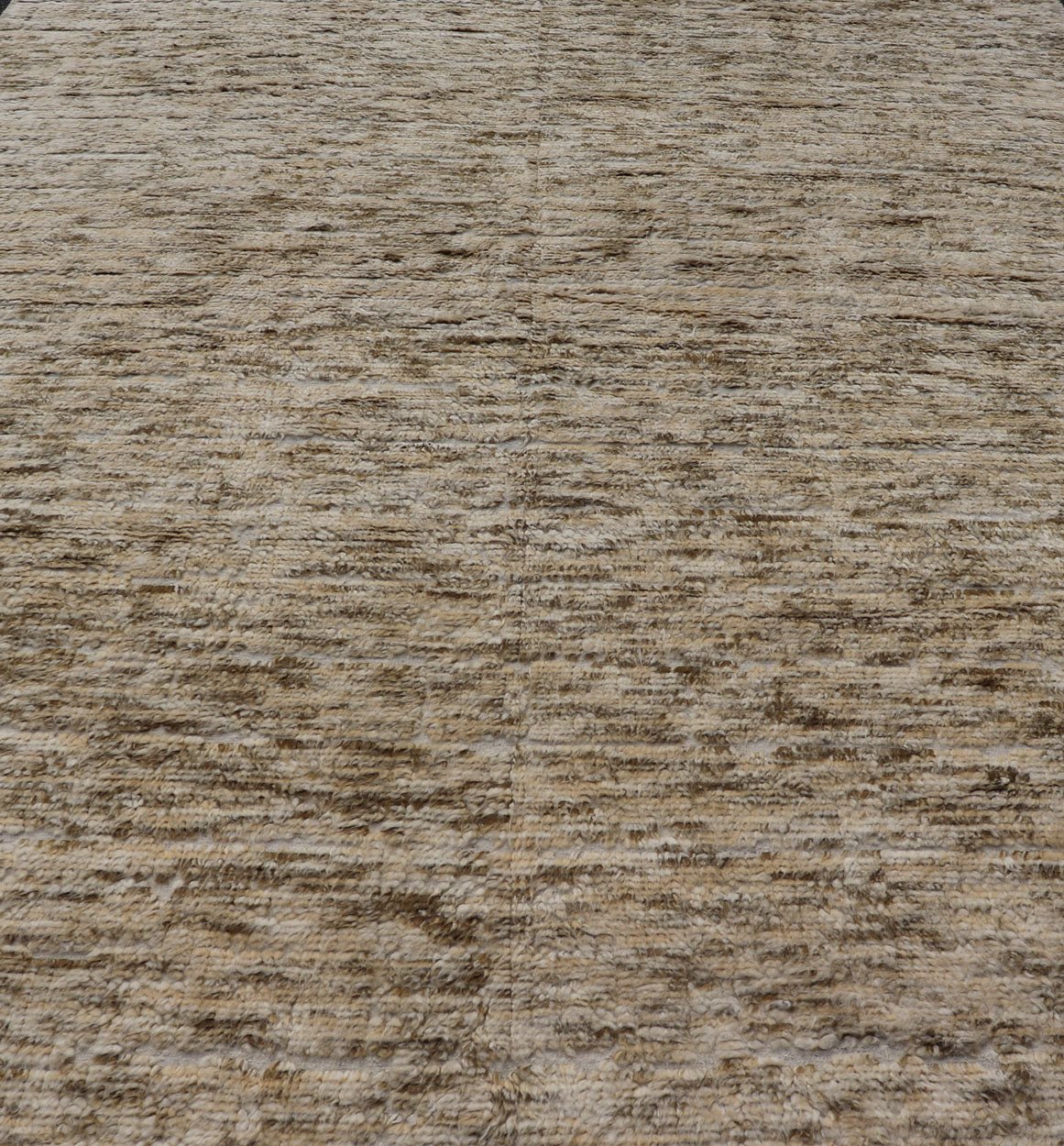 Large Modern Speckled Thick - Wool Indian Rug in Neutral Natural Tones Measures 10'3 x 13'10 Country of Origin: India; Type: Moroccan, Modern; Design: All - Over, Abstract, Modern, Animal; Large Modern Speckled Thick - Wool Indian Rug in Neutr... - Keivan Woven ArtsIN - ILM - 3394 - CB - 6203 - 18168