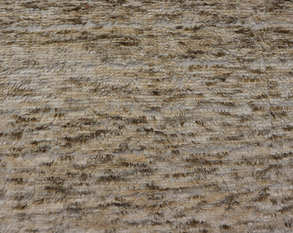 Large Modern Speckled Thick - Wool Indian Rug in Neutral Natural Tones Measures 10'3 x 13'10 Country of Origin: India; Type: Moroccan, Modern; Design: All - Over, Abstract, Modern, Animal; Large Modern Speckled Thick - Wool Indian Rug in Neutr... - Keivan Woven ArtsIN - ILM - 3394 - CB - 6203 - 18168