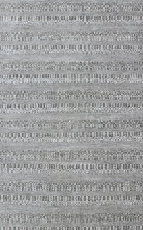 Large Modern Rug With Transitional Design in Shades of Grey and Ivory Large rug Transitional modern rug in shades of grey and ivory with small repeating design. Keivan Woven Arts /origin/ India Circa / 2010 IN - KAS - 8166 This fine hand - wov... - Keivan Woven ArtsIN - KAS - 8166 - 6971Rug