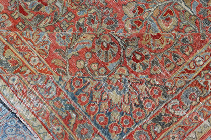 Antique Persian Sarouk withall - over floral design on a light red field. Keivan Woven Arts / J10 - 1101, country of origin / type: Iran / Sarouk circa 1920 Measures: 10'2 x 13'3 This wonderful early 20th century Persian Sarouk carpet features a mas... - Keivan Woven ArtsJ10 - 1101 - 2237Rug