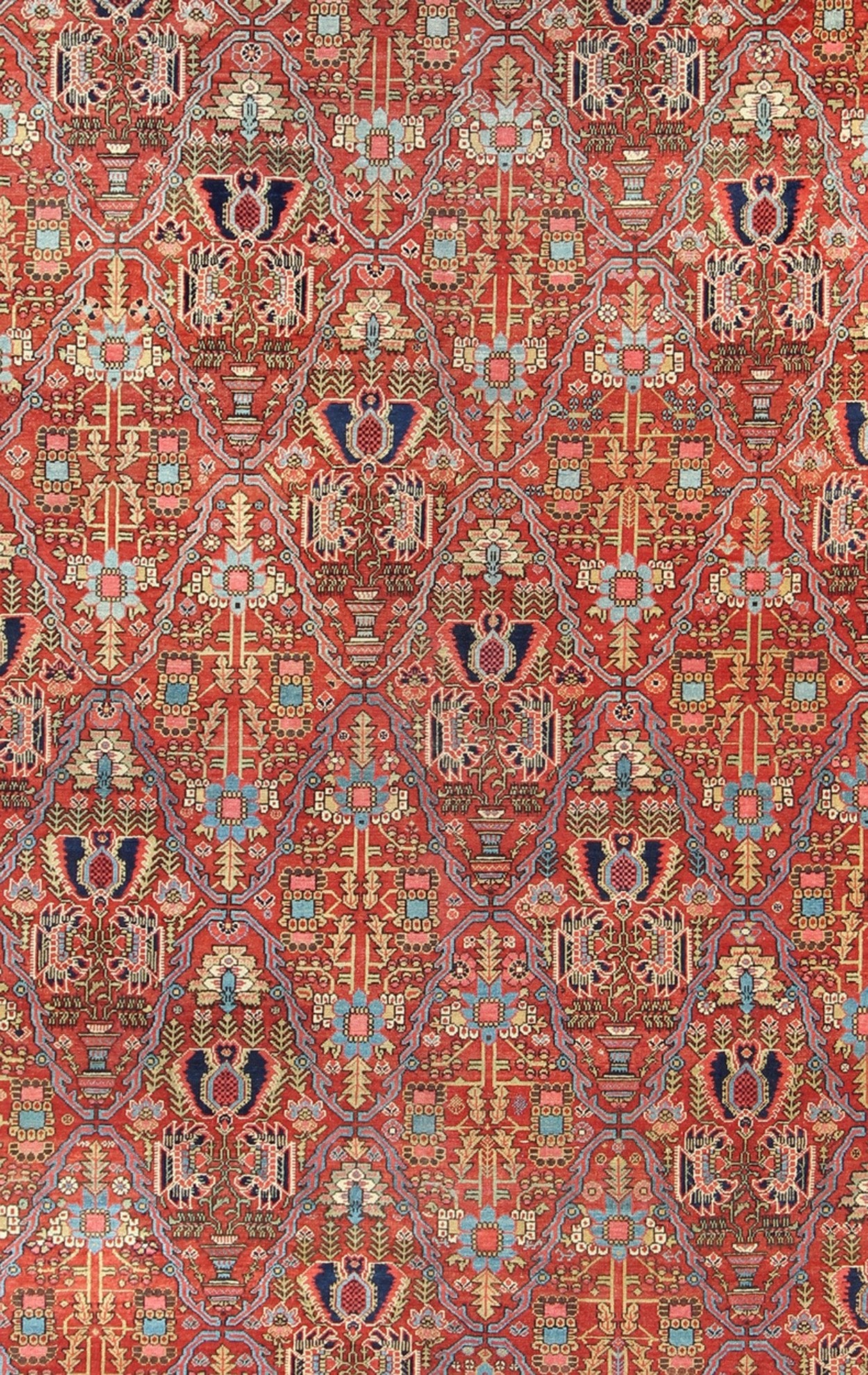 Antique 19th Century Persian Malayer Rug in All Over Geometric Design. Measures: 7'6 x 11'2. The richly colored and intricate design of this handwoven, antique 19th century Malayer rug distinguishes it from all others of its kind. The iconic all - ... - Keivan Woven ArtsKB - CN - 6031 - 742Rug