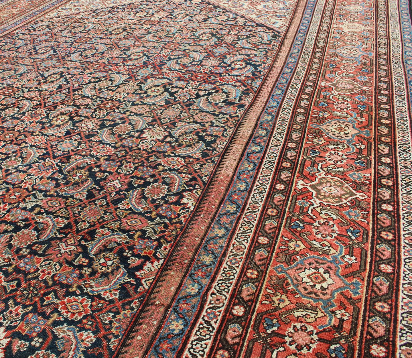 Very Long Persian Sultanabad Rug This antique Sultanabad rug was woven in Persia during the latter years of the 19th century. Persian Sultanabad rugs are admired for their exceptional compositions, which tend to be highly evocative of classical ... - Keivan Woven ArtsKB - TRA - 512 - 313Rug