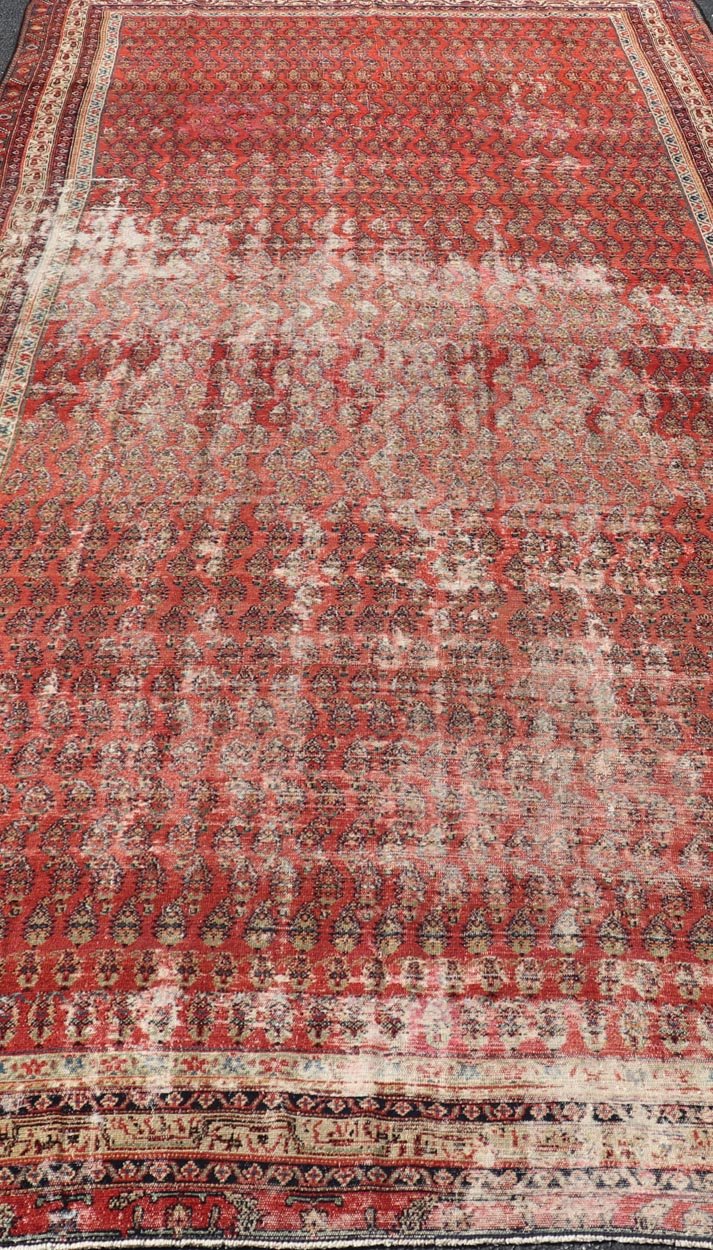 Measures: 6'10 x 15'0 Antique Persian Malayer Gallery by Keivan Woven Arts with Small All - Over Design. Keivan Woven Arts / Rug/ KBE - 230902, country of origin / type: Iran / Malayer, circa 1920. This antique Malayer gallery runner from 1920s Pers... - Keivan Woven ArtsKBE - 230902 - 25308Rug