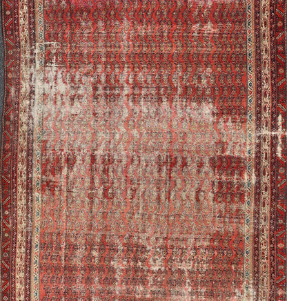Measures: 6'10 x 15'0 Antique Persian Malayer Gallery by Keivan Woven Arts with Small All - Over Design. Keivan Woven Arts / Rug/ KBE - 230902, country of origin / type: Iran / Malayer, circa 1920. This antique Malayer gallery runner from 1920s Pers... - Keivan Woven ArtsKBE - 230902 - 25308Rug