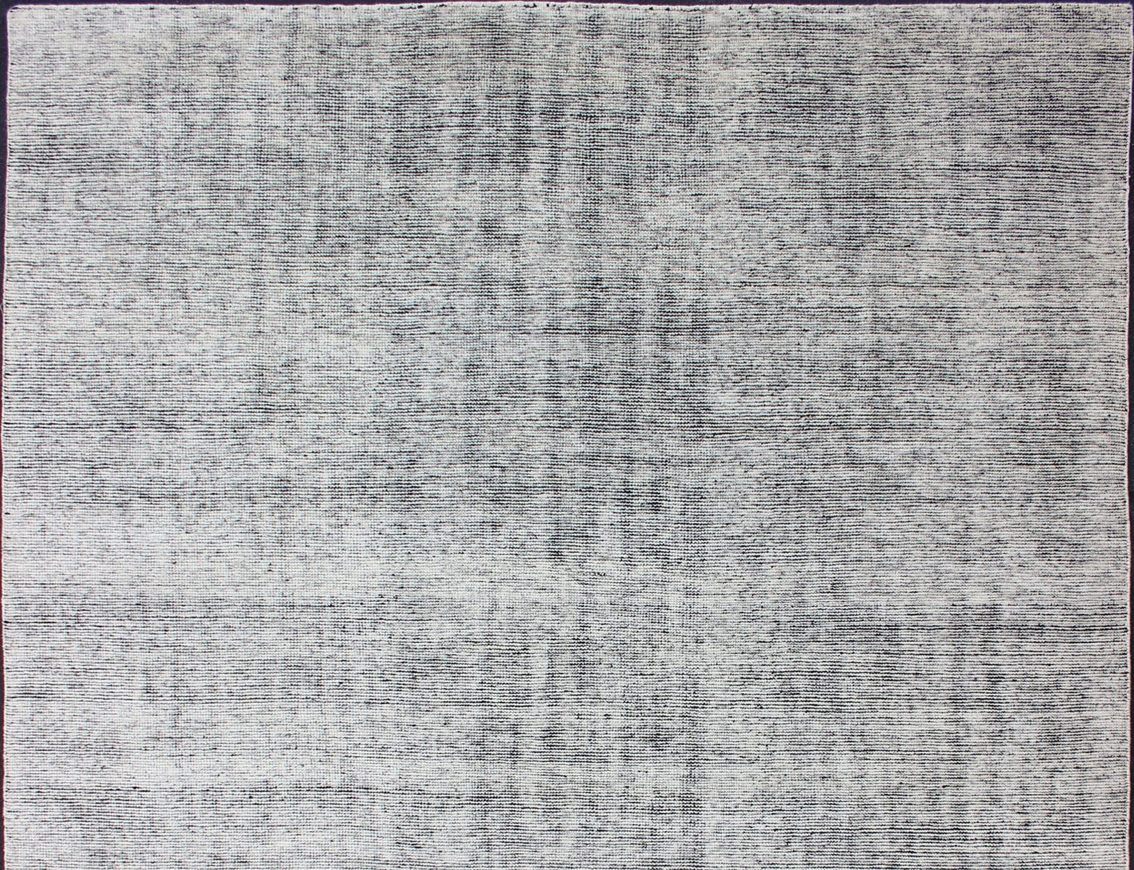Indian Hand - Knotted Distressed Modern Abstract Black and White Area Rug Measures 9'2 x 11'10 Country of Origin: India; Type: Modern, Distressed Modern; Design: Minimal, Abstract, Modern; Keivan Woven Arts: rug KHN - 1018 - J1 - BLACK; ... - Keivan Woven ArtsKHN - 1018 - J1 - BLACK - 13498