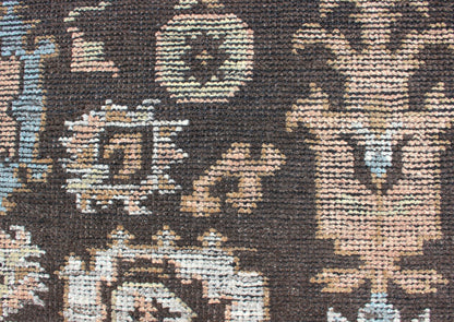 Modern Oushak Rug With Multi - Colored Pattern by Keivan Woven Arts Distressed multi colored design piled rug, Keivan Woven Arts rug KHN - 1019 - TR - 781, country of origin / type: India / Modern Piled Rug. A unique blend of historical and modern desig... - Keivan Woven ArtsKHN - 1019 - TR - 781 - 13504Rug