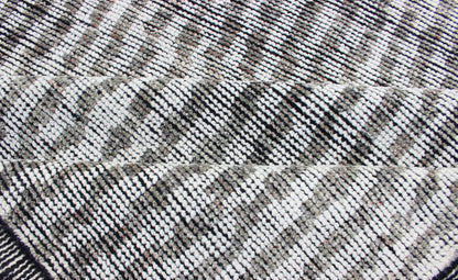 Minimalist Modern Design Distressed Rug in Shades of White and Taupe. Shades of White and Taupe/green modern distressed piled rug, rug KHN - 1030 - TR - 578, country of origin / type: India / Distressed Modern Piled Rug. This distressed modern des... - Keivan Woven ArtsKHN - 1030 - TR - 578 - 13568Rug