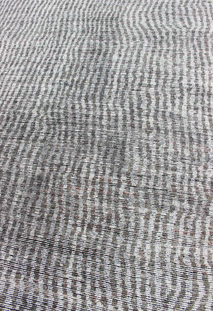 Minimalist Modern Design Distressed Rug in Shades of White and Taupe. Shades of White and Taupe/green modern distressed piled rug, rug KHN - 1030 - TR - 578, country of origin / type: India / Distressed Modern Piled Rug. This distressed modern des... - Keivan Woven ArtsKHN - 1030 - TR - 578 - 13568Rug