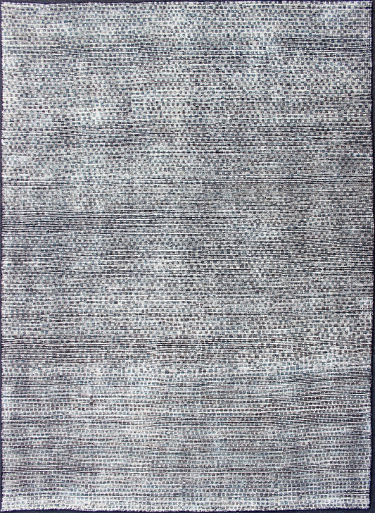 Checkered Modern Distressed Rug in Shades of Green, Charcoal and White . Shades of cream, light green, and charcoal modern distressed checkered designed piled rug, rug KHN - 1031 - TR - 577, country of origin / type: India / Indian Modern Piled Rug. ... - Keivan Woven ArtsKHN - 1031 - TR - 577 - 13544