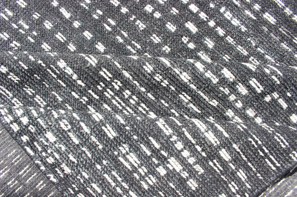 Distressed Modern Indian Wool Area Rug in Charcoal And White Measures 9'0 x 11'11 Country of Origin: Indian; Type: Modern; Design: Modern, Casual, Abstract, Speckled; Distressed Modern Indian Wool Area Rug in Charcoal With White Specks... - Keivan Woven ArtsKHN - 1033 - TR - 573 - 13552