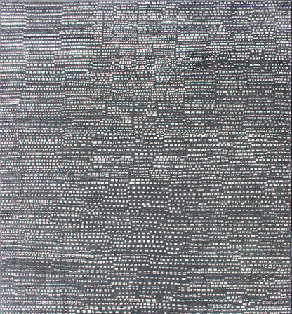 Distressed Modern Indian Wool Area Rug in Charcoal And White Measures 9'0 x 11'11 Country of Origin: Indian; Type: Modern; Design: Modern, Casual, Abstract, Speckled; Distressed Modern Indian Wool Area Rug in Charcoal With White Specks... - Keivan Woven ArtsKHN - 1033 - TR - 573 - 13552Rug
