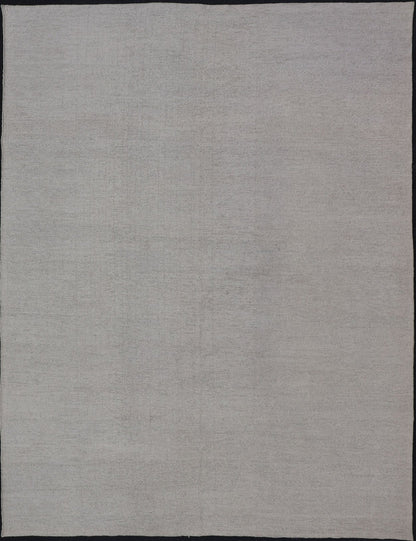 Reversible Large Modern Thick Flat Weave Rug in Minimalist Design with Khaki & Neutrals Measures 10'0 x 13'8 This large area rug with its minimalist design creates a serene and elegant atmosphere. With no featured design nor a border, th... - Keivan Woven ArtsKHN - 34903 - 21042