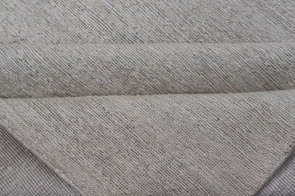 Reversible Large Modern Thick Flat Weave Rug in Minimalist Design with Khaki & Neutrals Measures 10'0 x 13'8 This large area rug with its minimalist design creates a serene and elegant atmosphere. With no featured design nor a border, th... - Keivan Woven ArtsKHN - 34903 - 21042Rug