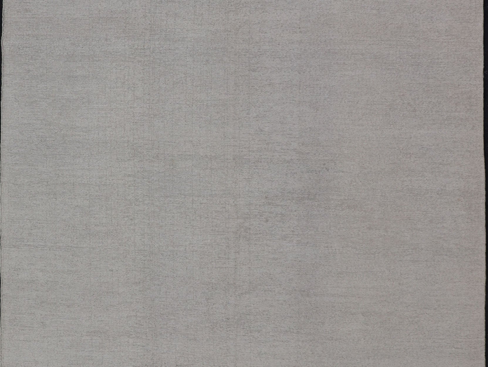 Reversible Large Modern Thick Flat Weave Rug in Minimalist Design with Khaki & Neutrals Measures 10'0 x 13'8 This large area rug with its minimalist design creates a serene and elegant atmosphere. With no featured design nor a border, th... - Keivan Woven ArtsKHN - 34903 - 21042Rug
