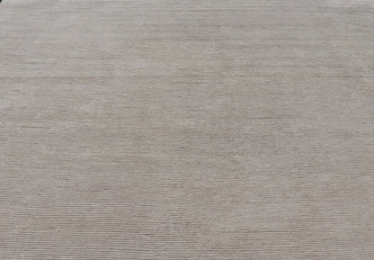 Large Square Modern Rug in Off White and Beige Large Square Modern Rug with Minimalist design in Off White and Beige. Country of Origin: India; Keivan Woven Arts/ Rug/ KHN - 34904 Type: Modern, Minimal; Design: Abstract, Minimalist Measure... - Keivan Woven ArtsKHN - 34904 - 21048Rug