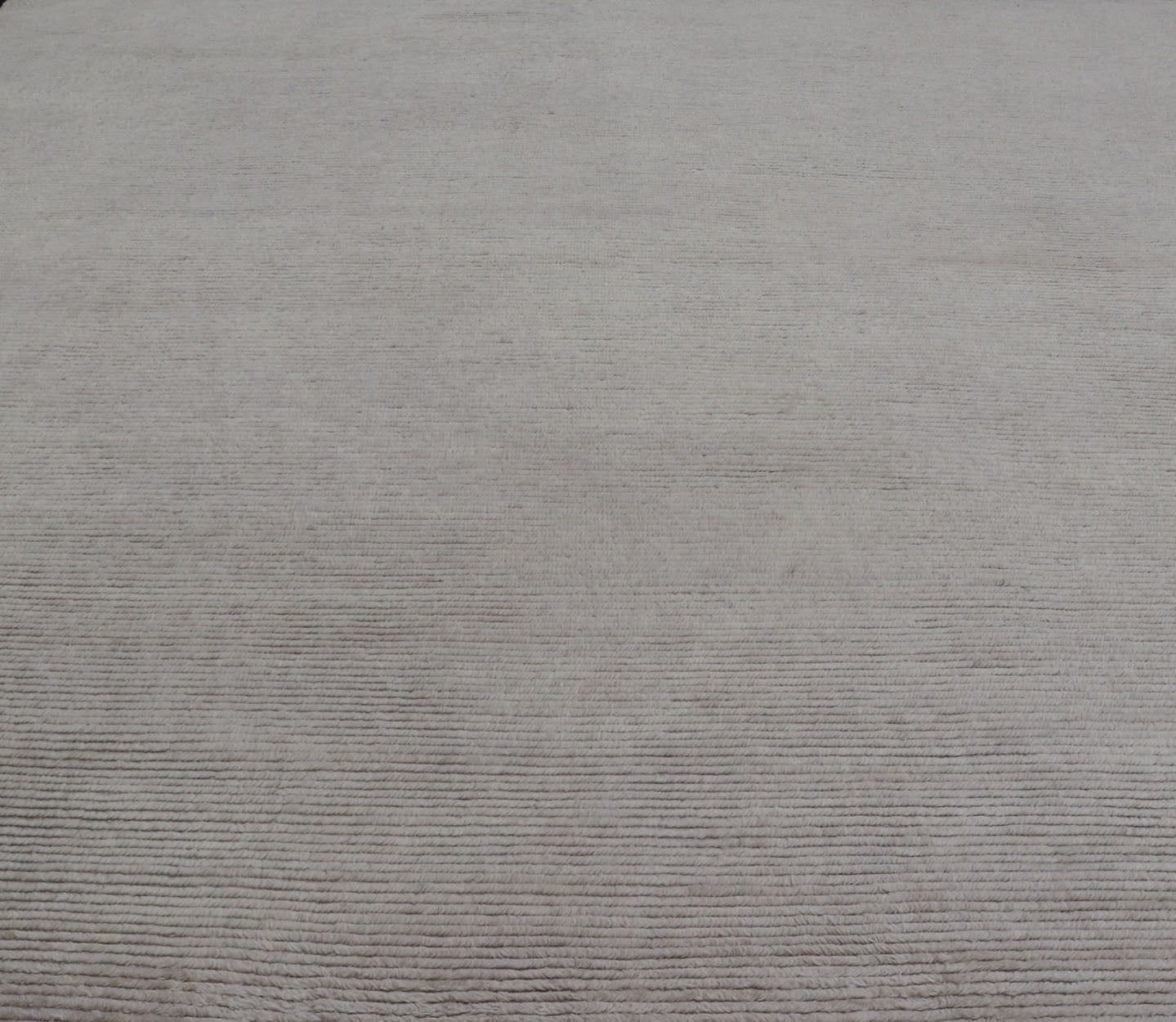 Large Square Modern Rug in Off White and Beige Large Square Modern Rug with Minimalist design in Off White and Beige. Country of Origin: India; Keivan Woven Arts/ Rug/ KHN - 34904 Type: Modern, Minimal; Design: Abstract, Minimalist Measure... - Keivan Woven ArtsKHN - 34904 - 21048Rug