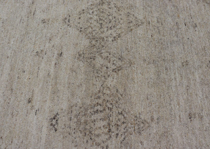 Moroccan Styled Diamond Design on All - Beige Modern Area Rug Measures 13'0 x 17'8 This modern rugs field is rendered in a blend of cream and beige, while the design is a gray. The vertical diamonds loosely resemble that of Moroccan triba... - Keivan Woven ArtsKHN - 34906 - TR - 1057 - 21024Rug