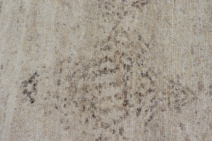 Moroccan Styled Diamond Design on All - Beige Modern Area Rug Measures 13'0 x 17'8 This modern rugs field is rendered in a blend of cream and beige, while the design is a gray. The vertical diamonds loosely resemble that of Moroccan triba... - Keivan Woven ArtsKHN - 34906 - TR - 1057 - 21024