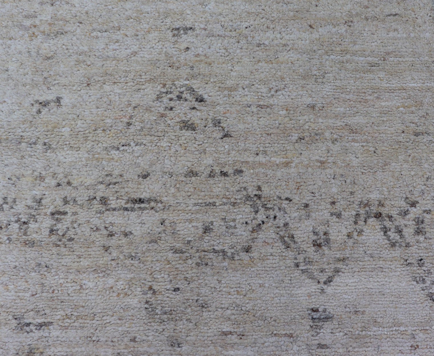 Long Modern Gallery Runner in Neutrals With Moroccan Styled Diamond Design Measures 4'5 x 14'0 This modern gallery runner features a creamy beige field homing darker neutral diamonds, loosely resembling Moroccan tribal designs. This pie... - Keivan Woven ArtsKHN - 34907 - TR - 1057 - 21054Rug