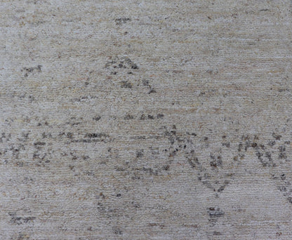 Long Modern Gallery Runner in Neutrals With Moroccan Styled Diamond Design Measures 4'5 x 14'0 This modern gallery runner features a creamy beige field homing darker neutral diamonds, loosely resembling Moroccan tribal designs. This pie... - Keivan Woven ArtsKHN - 34907 - TR - 1057 - 21054Rug