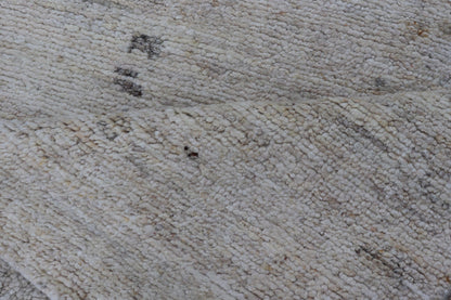 Long Modern Gallery Runner in Neutrals With Moroccan Styled Diamond Design Measures 4'5 x 14'0 This modern gallery runner features a creamy beige field homing darker neutral diamonds, loosely resembling Moroccan tribal designs. This pie... - Keivan Woven ArtsKHN - 34908 - TR - 1057 - 21060Rug