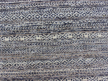 Shades of Midnight Blue, Royal Blue and Charcoal Modern Design Piled Rug Shades of Midnight Blue, Royal Blue and Charcoal Modern Design Piled Rug in striped design. Keivan Woven Arts / rug KHN - 416 , country of origin / type: India / Scandinavia... - Keivan Woven ArtsKHN - 416 - TR - D2 - 60 - 6454Rug