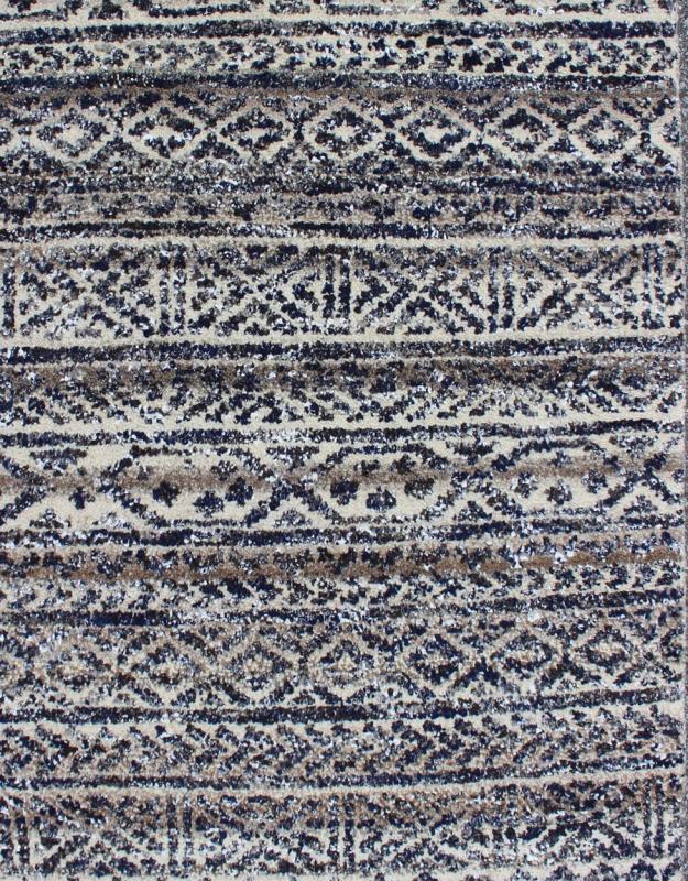 Shades of Midnight Blue, Royal Blue and Charcoal Modern Design Piled Rug Shades of Midnight Blue, Royal Blue and Charcoal Modern Design Piled Rug in striped design. Keivan Woven Arts / rug KHN - 416 , country of origin / type: India / Scandinavia... - Keivan Woven ArtsKHN - 416 - TR - D2 - 60 - 6454Rug
