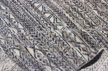Shades of Midnight Blue, Royal Blue and Charcoal Modern Design Piled Rug Shades of Midnight Blue, Royal Blue and Charcoal Modern Design Piled Rug in striped design. Keivan Woven Arts / rug KHN - 416 , country of origin / type: India / Scandinavia... - Keivan Woven ArtsKHN - 416 - TR - D2 - 60 - 6454Rug