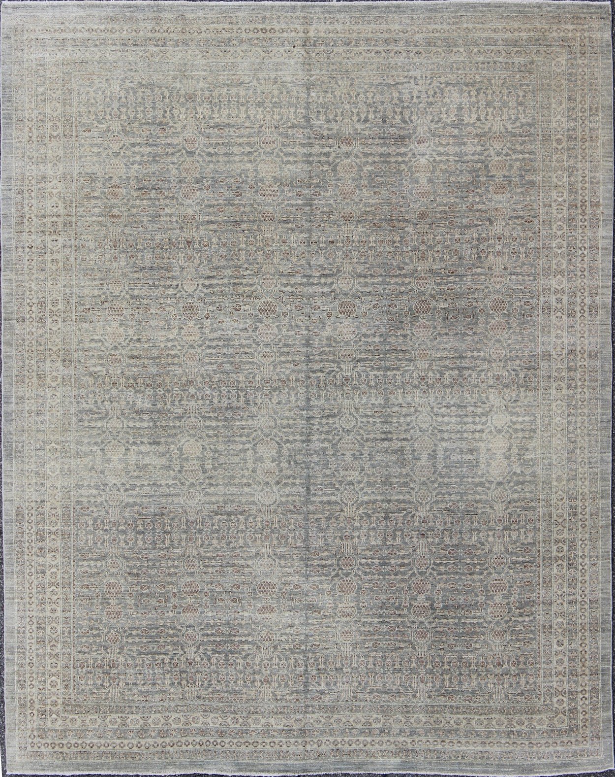 Khotan Pomegranate Design Rug by Keivan Woven Arts rug KOL - 69236 country of origin / type: Afghanistan / Khotan. Measures: 7'11 x 9'8 This transitional Khotan features all - over pomegranate design flanked by a repeating pattern in the border. The... - Keivan Woven ArtsKOL - 69236 - 9102Rug