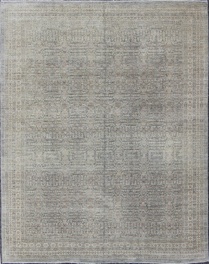 Khotan Pomegranate Design Rug by Keivan Woven Arts rug KOL - 69236 country of origin / type: Afghanistan / Khotan. Measures: 7'11 x 9'8 This transitional Khotan features all - over pomegranate design flanked by a repeating pattern in the border. The... - Keivan Woven ArtsKOL - 69236 - 9102Rug