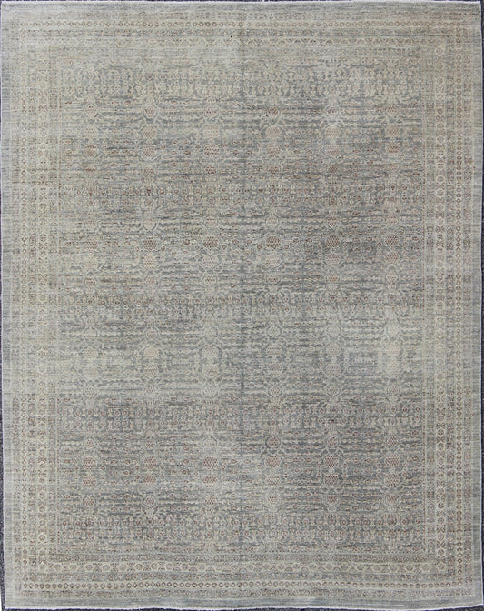 Khotan Pomegranate Design Rug by Keivan Woven Arts rug KOL - 69236 country of origin / type: Afghanistan / Khotan. Measures: 7'11 x 9'8 This transitional Khotan features all - over pomegranate design flanked by a repeating pattern in the border. The... - Keivan Woven ArtsKOL - 69236 - 9102Rug