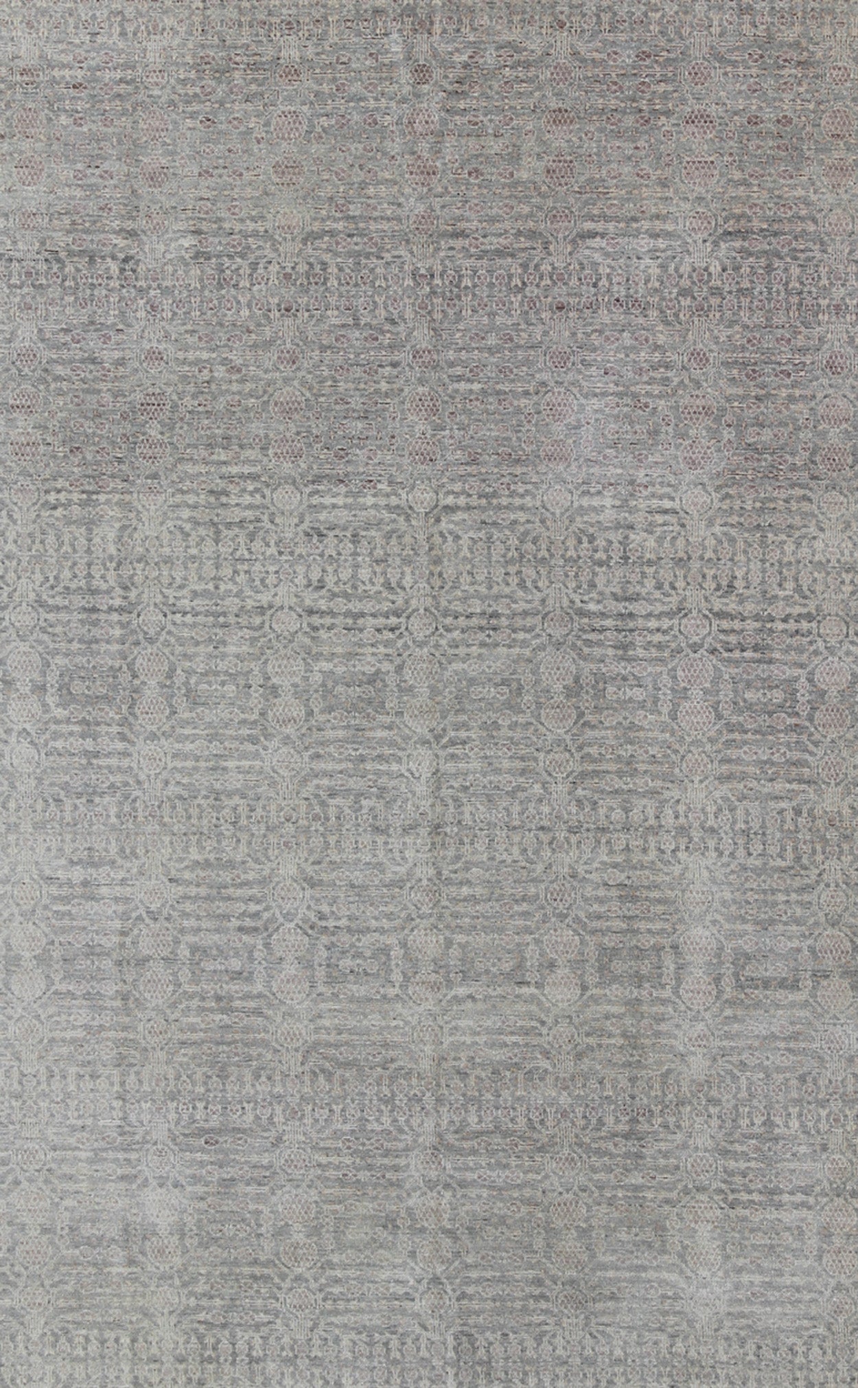 Transitional Finely Woven Khotan Pomegranate Design in Gray/Green, Brown, Taupe. Keivan Woven Arts / rug KOL - 69237 country of origin / type: Afghanistan / Khotan. Measures: 8'11 x 12'2 This transitional Khotan features all - over pomegranate desi... - Keivan Woven ArtsKOL - 69237 - 9108Rug