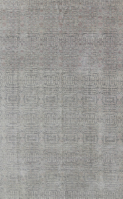 Transitional Finely Woven Khotan Pomegranate Design in Gray/Green, Brown, Taupe. Keivan Woven Arts / rug KOL - 69237 country of origin / type: Afghanistan / Khotan. Measures: 8'11 x 12'2 This transitional Khotan features all - over pomegranate desi... - Keivan Woven ArtsKOL - 69237 - 9108Rug