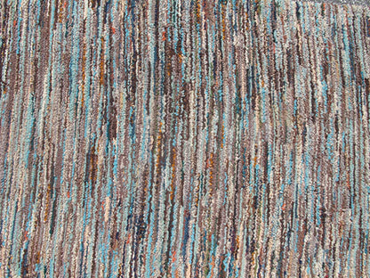 Colorful Long American Hooked Runner Antique hooked runner with variegated design. Keivan Woven Arts / rug L11 - 0904, country of origin / type: United States / Hooked, circa 1950. This vintage American Hooked runner features a variegated s... - Keivan Woven ArtsL11 - 0904 - 2679Rug
