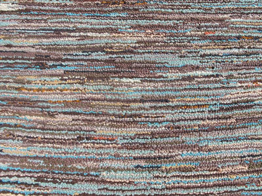 Colorful Long American Hooked Runner Antique hooked runner with variegated design. Keivan Woven Arts / rug L11 - 0904, country of origin / type: United States / Hooked, circa 1950. This vintage American Hooked runner features a variegated s... - Keivan Woven ArtsL11 - 0904 - 2679Rug