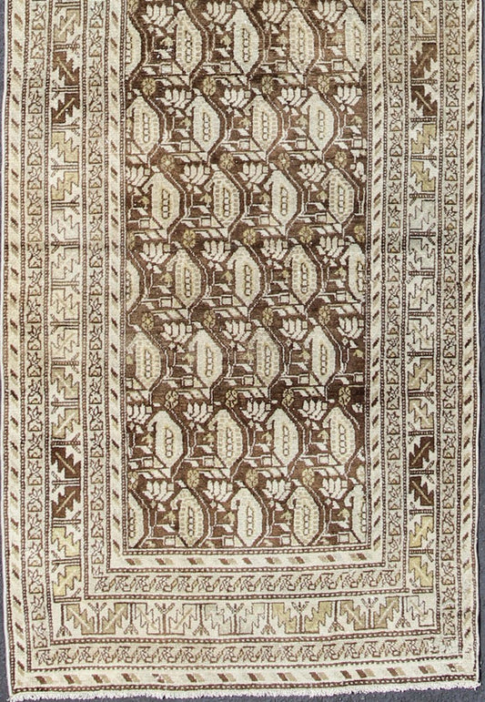 Early 20th Century Antique Persian Malayer Rug with All - Over Paisley Design, rug l11 - 0915, country of origin / type: Iran / Malayer, circa 1920 This antique Persian Malayer long runner from early 20th century (circa 1920s) Iran features an all - o... - Keivan Woven ArtsL11 - 0915 - 88Rug