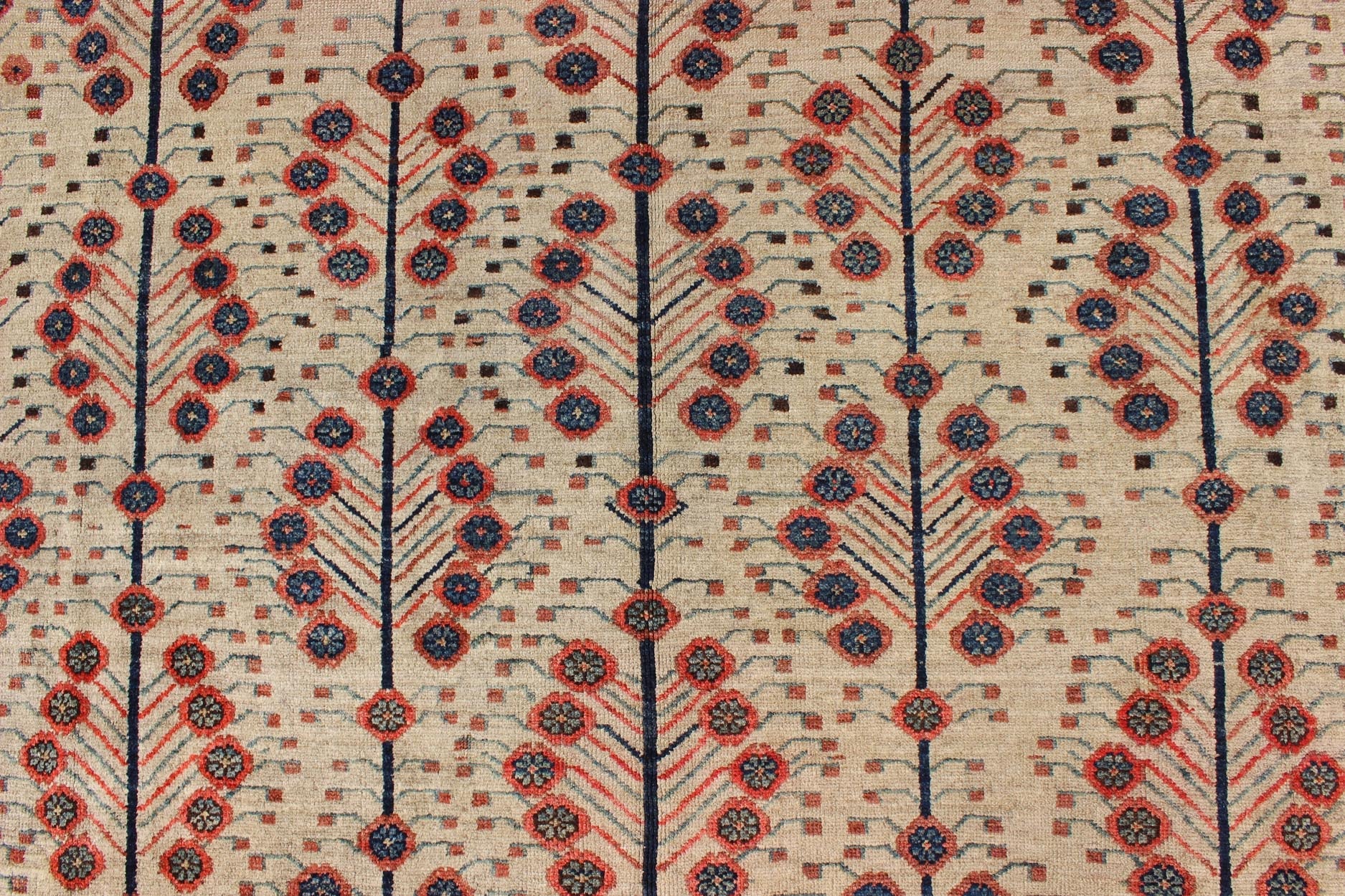 Antique Persian Serab Rug This amazing antique Persian Serab/Bakhshaish rug is a masterful example of the Serab rugs of the late 19th Century. Early Serab rugs are prized for their tribal designs, which often juxtapose large areas of negative sp... - Keivan Woven ArtsL11 - 1209 - 2985Rug