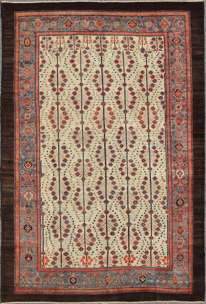 Antique Persian Serab Rug This amazing antique Persian Serab/Bakhshaish rug is a masterful example of the Serab rugs of the late 19th Century. Early Serab rugs are prized for their tribal designs, which often juxtapose large areas of negative sp... - Keivan Woven ArtsL11 - 1209 - 2985Rug