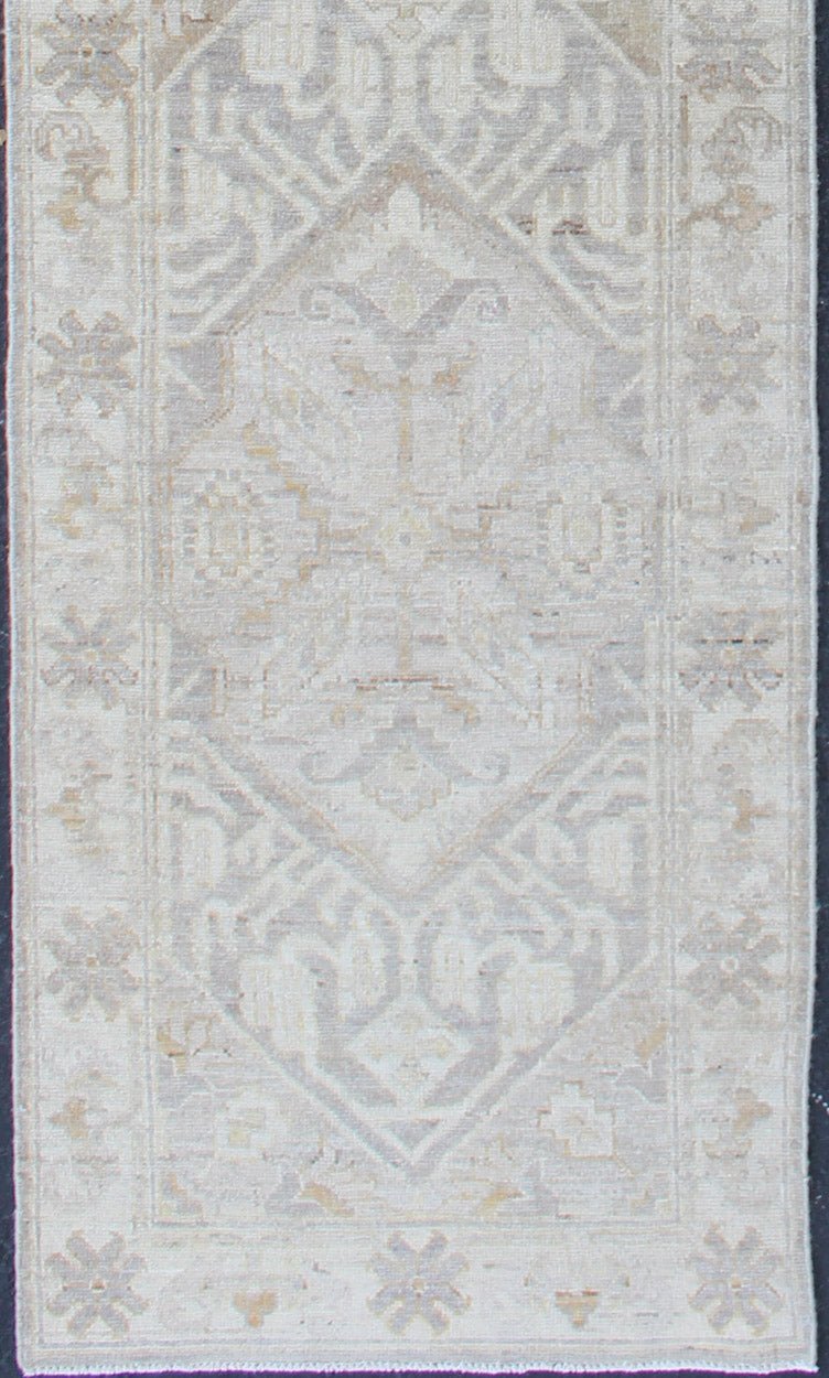 Keivan Woven Arts Khotan Runner with All - Over Geometric Medallion Pattern. Keivan Woven Arts / rug / MP - 1310 - 131 country of origin / type: Afghanistan / Khotan. Measures: 2'5 x 10'8 This Khotan features a geometric all - over design flanked by a ... - Keivan Woven ArtsMP - 1310 - 131 - 4762Rug