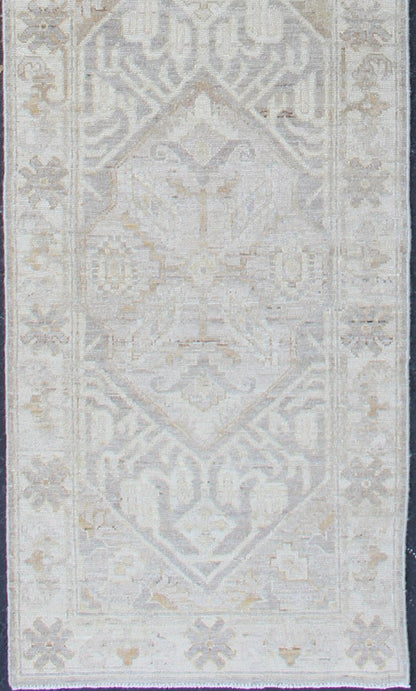 Keivan Woven Arts Khotan Runner with All - Over Geometric Medallion Pattern. Keivan Woven Arts / rug / MP - 1310 - 131 country of origin / type: Afghanistan / Khotan. Measures: 2'5 x 10'8 This Khotan features a geometric all - over design flanked by a ... - Keivan Woven ArtsMP - 1310 - 131 - 4762Rug