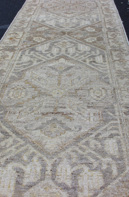 Keivan Woven Arts Khotan Runner with All - Over Geometric Medallion Pattern. Keivan Woven Arts / rug / MP - 1310 - 131 country of origin / type: Afghanistan / Khotan. Measures: 2'5 x 10'8 This Khotan features a geometric all - over design flanked by a ... - Keivan Woven ArtsMP - 1310 - 131 - 4762Rug
