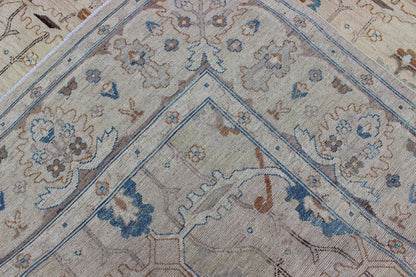 Light Khotan rug with geometric Medallions, Keivan Woven Arts / rug MP - 1703 - 7565 country of origin / type: Afghanistan / Khotan This Reproduction Khotan features a geometric all - over design flanked by a repeating pattern in the border. The entir... - Keivan Woven ArtsMP - 1703 - 7565 - 8277Rug