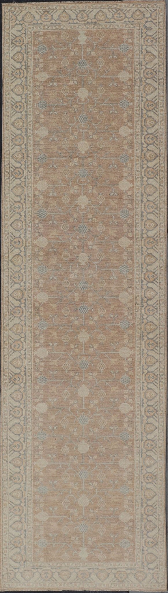 Gallery Khotan Runner with Pomegranate Design in Light Tones Khotan Rug with Pomegranate Design. rug MP - 1709 - 273 country of origin / type: Afghanistan / Khotan, circa Early - 21st Century. Measures: 4'0 x 15'5. This Reproduction Khot... - Keivan Woven ArtsMP - 1709 - 273 - 8907Rug