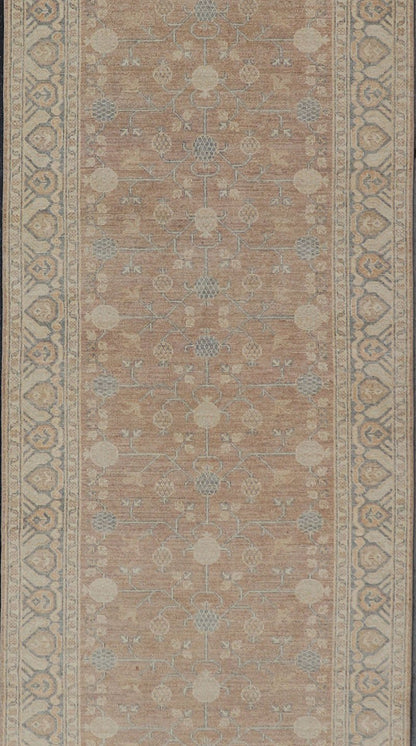 Gallery Khotan Runner with Pomegranate Design in Light Tones Khotan Rug with Pomegranate Design. rug MP - 1709 - 273 country of origin / type: Afghanistan / Khotan, circa Early - 21st Century. Measures: 4'0 x 15'5. This Reproduction Khot... - Keivan Woven ArtsMP - 1709 - 273 - 8907Rug