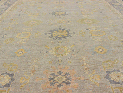 Modern Tabriz Design Fine Rug in Muted Gray Blue Background, Medium Gray Blue Border Tabriz design Fine rug with all - over Sub - floral design in light and dark blue gray, taupe and grays, Keivan Woven Arts / rug/MP - 1710 - 3053, country of origin'/ t... - Keivan Woven ArtsMP - 1710 - 3053 - 8929Rug