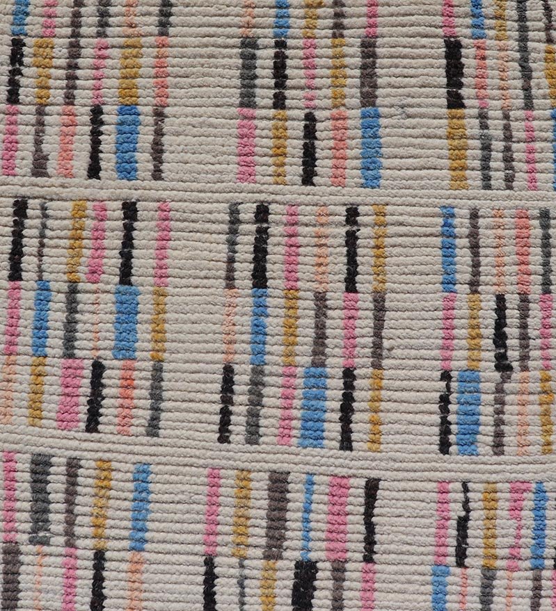 Modern Casual Hand Knotted Piled Runner With Minimalist Modern Design. rug MSE - 12119, Keivan Woven Arts country of origin / type: Afghanistan / Piled, condition: new. Measures: 2'6 x 12'4 This minimalist design runner features a modern causal co... - Keivan Woven ArtsMSE - 12119 - 25341Rug